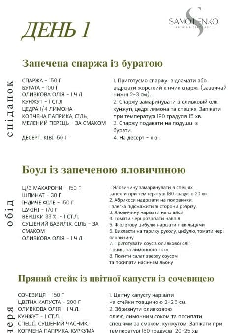 Меню залізодефіцит — Приклад сторінок — фото 4 з 4
